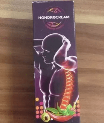 Снимка от опаковката на крема за стави Hondrocream