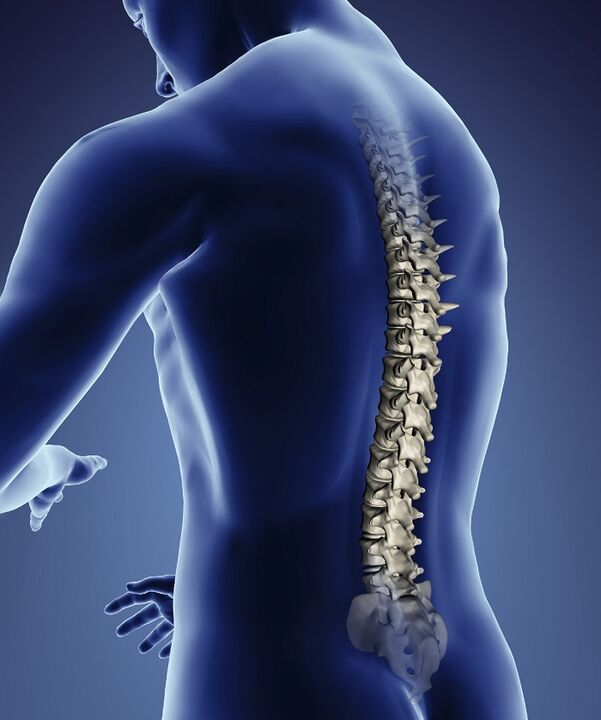 притиснат нерв в гръбначния стълб с остеохонроза